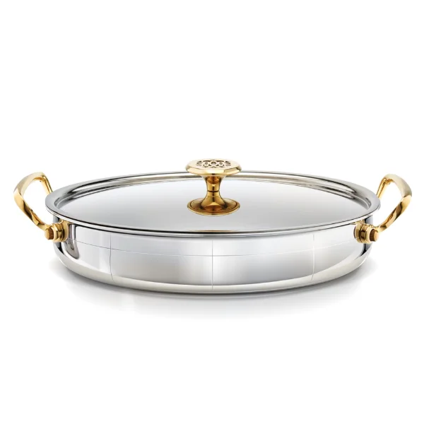 PLATINE OVAL ROASTING PAN 34CM